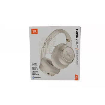 JBL Tune 780NC Bezvadu Austiņas ar Aktīvo Trokšņu Slāpēšanu - Bēšs