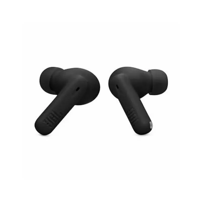 JBL Vibe Beam 2 True Wireless Bluetooth austiņas ar dziļo basu, IP54 ūdensizturību, 32 stundu bateriju un diviem mikrofoniem - Melna