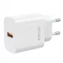 Jellico AK-165 USB 22,5 W QC 3.0 viedais ātrlādētājs 1x USB (5-12V) balts