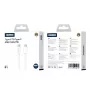 Jellico B1 Durable-Soft Universal USB-C to USB-C Data & Fast PD 20W Charger Cable 1m White