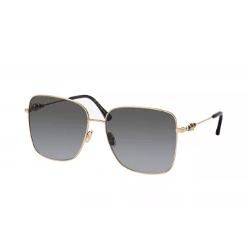 JIMMY CHOO HESTER-S-2M2 Sieviešu saulesbrilles – Melns rāmis, pelēkas gradienta lēcas 59mm