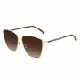 JIMMY CHOO LAVI-S-06JHA Sieviešu tauriņu saulesbrilles tumši Havana brūns gradients 60mm