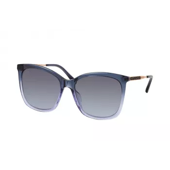 JIMMY CHOO NEREA-G-S-JQ4 Sieviešu saulesbrilles - Melns rāmis, Pelēkas lēcas - 57/17/145 mm