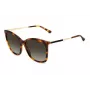 JIMMY CHOO NEREA Saulesbrilles NEREAGS05LHA Sieviešu Kaķacs Acetāts Melns Pelēks 55/20/144 mm