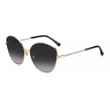 Jimmy Choo sieviešu MARILIA saulesbrilles GSK2M2 Gold/Havana Brown Gradient 63mm