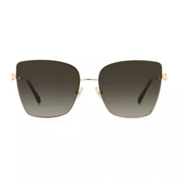 JIMMY CHOO VELLA-S-06J Sieviešu kaķacs formas saulesbrilles Havana/Brūns gradients 59mm