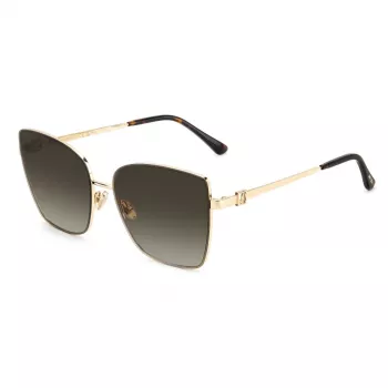 JIMMY CHOO VELLA-S-06J Sieviešu kaķacs formas saulesbrilles Havana/Brūns gradients 59mm