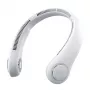 JISULIFE Neck Fan 3 Grey - Valkājams bezlāpstiņu ventilators ar 4000mAh akumulatoru, 5 ātrumiem, USB-C