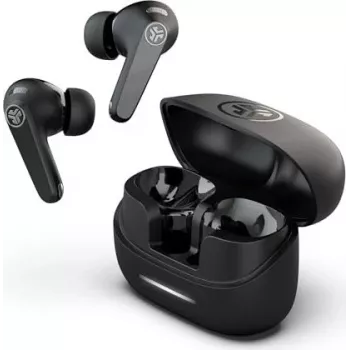 JLab JBuds ANC Pods True Wireless Earbuds ar aktīvo trokšņu slāpēšanu, IP55, Melni