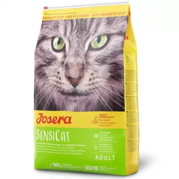 JOSERA SensiCat sausā barība kaķiem ar jutīgu gremošanu, ar mājputnu gaļu, 400g