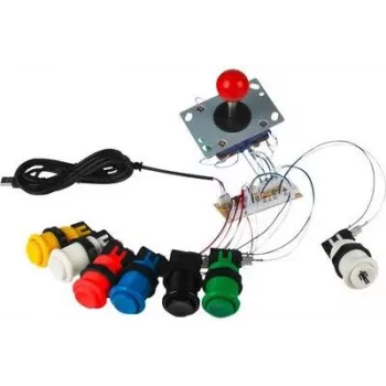 JOY-IT RBT DIY Encoder USB arkādes kontroliera plate DIY arkādes skapjiem un cīņas kociņiem (SBC-ZDE)