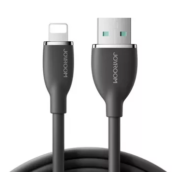 JOYROOM Colorful Series USB-A to Lightning kabelis 1,2m Melns SA29-AL3