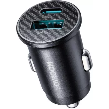 JOYROOM JR-CCN16 Mini 15W USB-A autolādētājs, melns