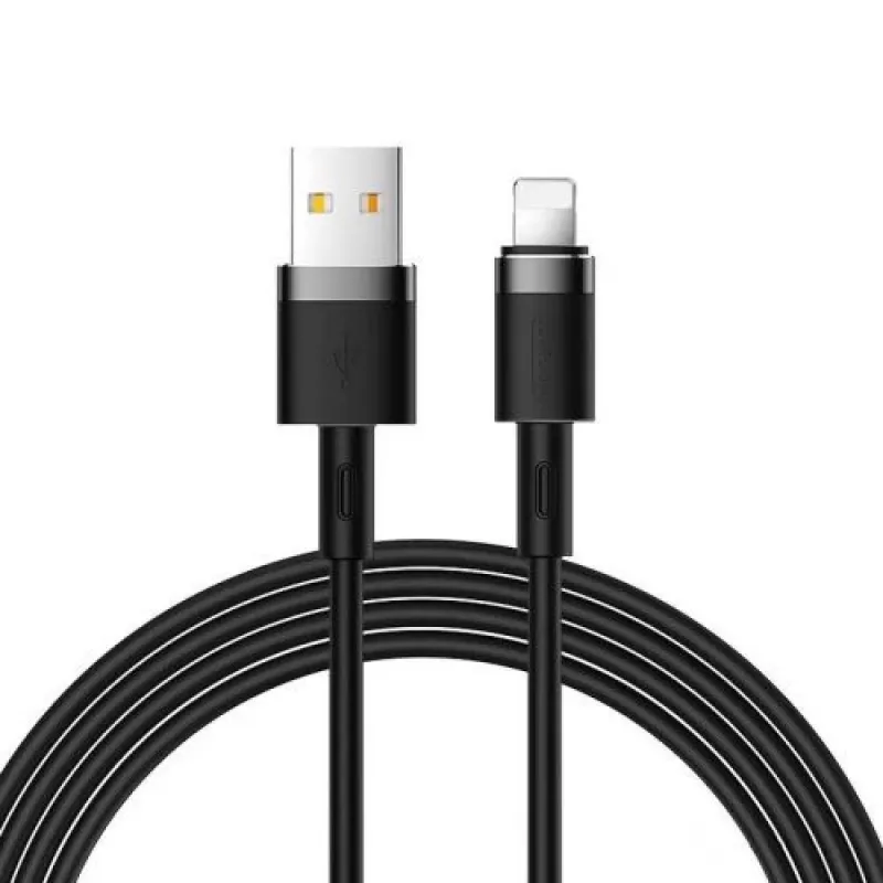 Joyroom Lightning to USB-A Cable 2.4A 1,2m Black (S-1224N2)