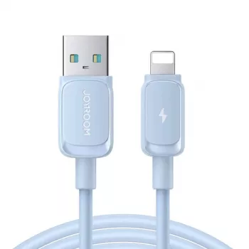 JOYROOM S-AL012A14 2.4A USB to Lightning kabelis, 1,2m, Zils