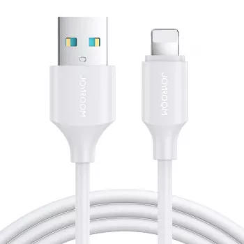 Joyroom S-UL012A9 Lightning Kabelis 2m Balts 2.4A USB-A uz Lightning Lādēšana un Datu Sinhronizācija