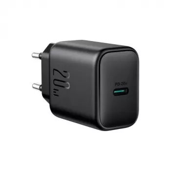 Joyroom ceļojumu lādētājs Type-C PD 20W QC 3.0 Melns (JR-TCF20)