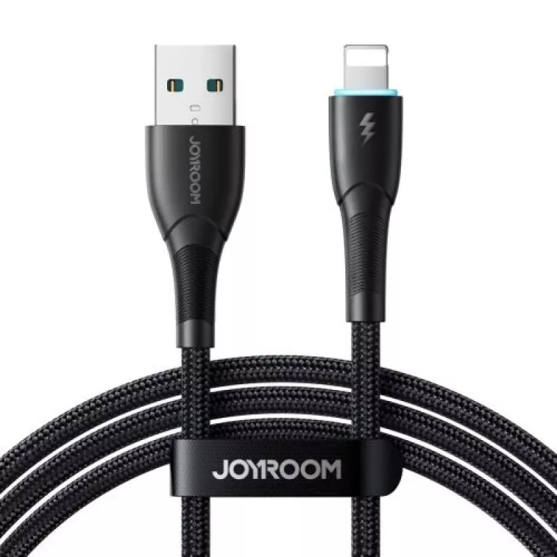 Joyroom USB-A to Lightning kabelis Starry Series, 480 Mbps, 3A, 1m, Melns (SA32-AL3)