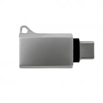 Joyroom USB-C vīriešu uz USB-A sieviešu adapteris Mini S-H151 Sudrabs