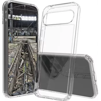 JT Berlin BackCase Pankow Clear vāks Google Pixel 9 un Pixel 9 Pro - caurspīdīgs TPU maciņš 11084