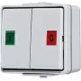 JUNG 639W Pogas slēdža ievietnis, 1-polārs NO, 10A 250V, balts