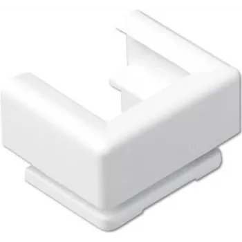 JUNG 12 WW kabeļu kanāla ievada slīdnis 15 x 15 mm kanālam, termoplasts, Alpu baltā krāsā