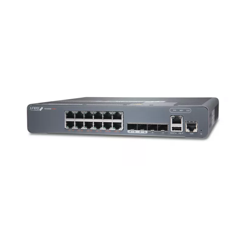 Juniper EX Series EX4000-12P Switch - L3 Managed - 12x Gigabit PoE+
