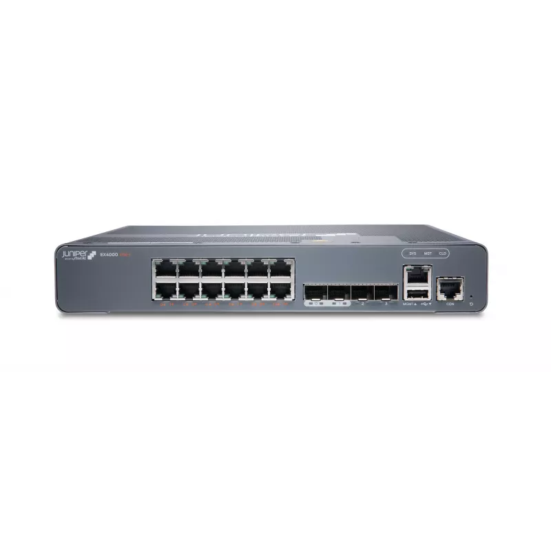 Juniper EX Series EX4000-12P Switch - L3 Managed - 12x Gigabit PoE+
