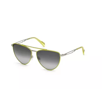 JUST CAVALLI JC839S-41B Sieviešu saulesbrilles Havana Brūna Gradienta Tauriņa Acetāts 58mm