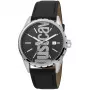 JUST CAVALLI MAN JC1G082L0085 Quartz Analog Watch 42mm Blue Dial Blue Leather Strap