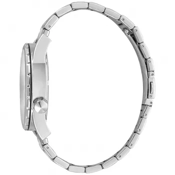 Pulkstenis JUST CAVALLI MAN JC1G217M0055 Quartz Analog 42mm Nerūsējošais Tērauds Zils Ciparnīca Sudraba Rokassprādze