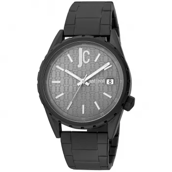 JUST CAVALLI MAN JC1G217M0075 Kvarca analogs pulkstenis 42mm nerūsējošā tērauda sieta aproce
