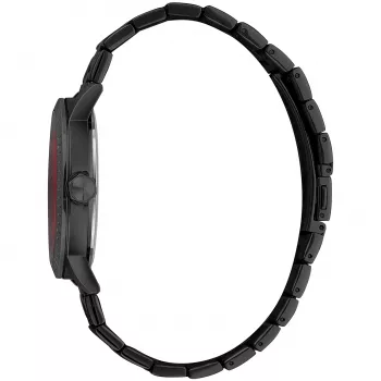 JUST CAVALLI MAN Pulkstenis JC1G216M0065 42mm Melns Ciparnīca Ādas Siksniņa Kvarcs
