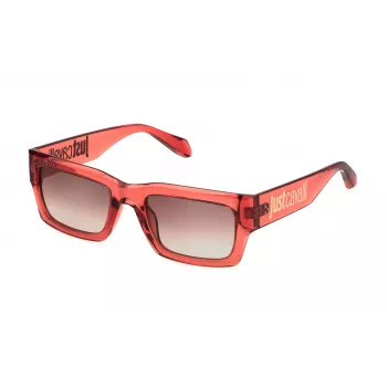 JUST CAVALLI Unisex Sauļošanās Brilles SJC039-540VC2 Havana/Brūns Butterfly Acetāts 54mm