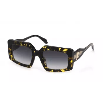 JUST CAVALLI Sieviešu kaķacs formas saulesbrilles SJC020V540709 Havana/Brūns gradients 54mm