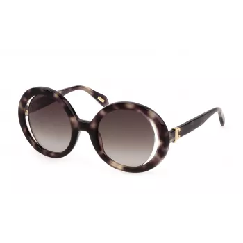 JUST CAVALLI Sieviešu Saulesbrilles SJC028-5107UX Havana Brūna Gradienta 51mm
