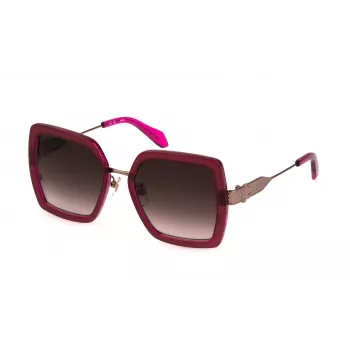 JUST CAVALLI Sieviešu saulesbrilles SJC041-5309RV Havana Cat Eye 53mm