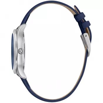 JUST CAVALLI Sieviešu Pulkstenis JC1L210L0115 32mm Sudraba Ciparnīca Balta Ādas Siksniņa
