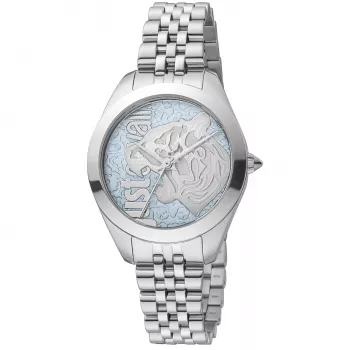 JUST CAVALLI Sieviešu Pulkstenis JC1L210M0135 32mm Sudraba Nerūsējošais Tērauds Kvarcs