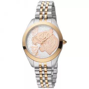 JUST CAVALLI Sieviešu Pulkstenis JC1L210M0185 32mm Nerūsējošais Tērauds Sudraba Milānas Pinums