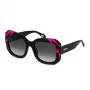 JUSTCAVALLI SJC085-5409P2 kvadrātveida saulesbrilles sievietēm, Havana brūns rāmis, brūnas polarizētas lēcas, 54mm