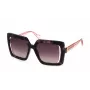 JUSTCAVALLI Sieviešu saulesbrilles SJC027-5309SJ - Melns kvadrātveida rāmis ar pelēkiem gradienta stikliem - 53mm