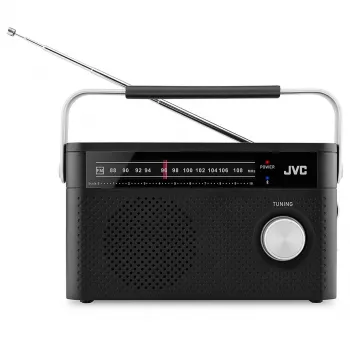 JVC portatīvais radio RA-E315B melns