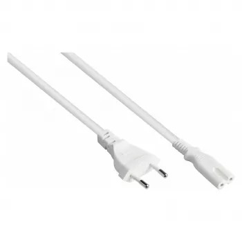 kabelmeister Euro strāvas kabelis, Europlug C tips uz atdalītiem galiem, 1.5 m, 0.75 mm², balts