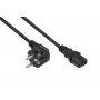 KABELMEISTER SK1430-S050 aukstās ierīces pagarinājuma kabelis C14 uz C13, 5 m, melns, 1,00 mm²