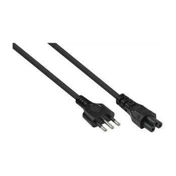 Kabelmeister SK6505-S018 tīkla vads - itāļu Type I spraudnis uz IEC C5, melns, 1.8m