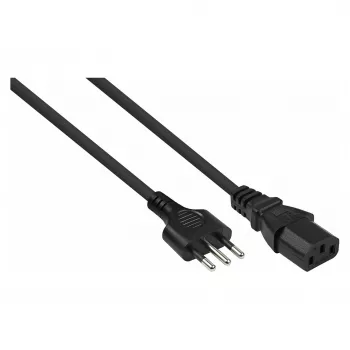 Kabelmeister SK6530-S018 strāvas vads, Itālijas I tipa (CEI 23-16) līdz IEC C13, 1,8 m, melnā krāsā