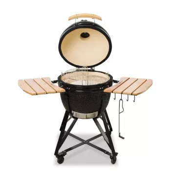 KAMADO BONO MEDIA 20 (52CM) Keramikas ogļu grils, spīdīgi melns