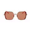 KARL LAGERFELD KL340S-800 Sieviešu saulesbrilles - Melns acetāta rāmis, pelēkas polikarbonāta lēcas, 56 mm