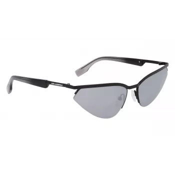 KARL LAGERFELD KL352S Saulesbrilles Unisex Melns/Pelēks 61mm
